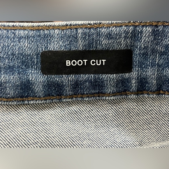 Judy Blue Mid Rise Bootcut Jeans Women's 16W Plaid Patch Adult New - Picture 10 of 14